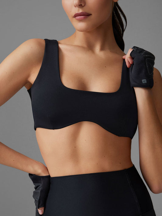 Shaped Hem Sports Bra