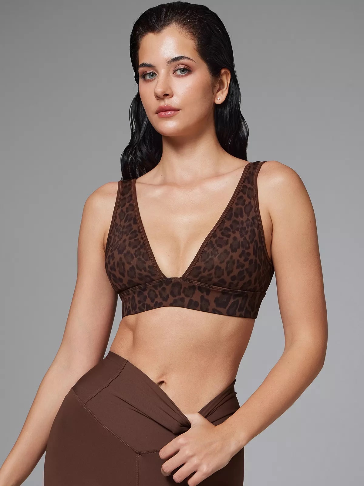 Wild-Side Athletic Bra with Wide Straps