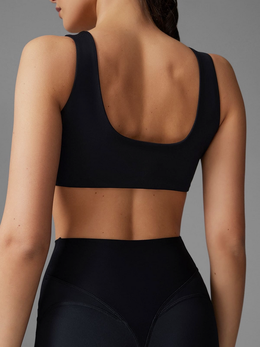 Shaped Hem Sports Bra