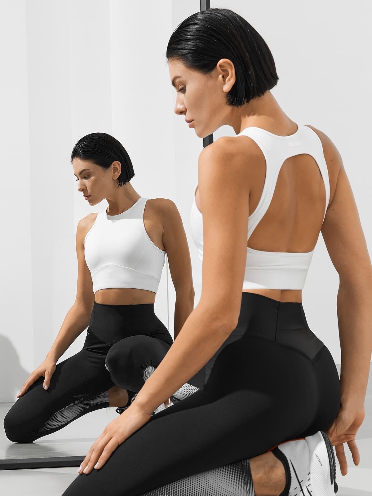 Open Back Sports Bra