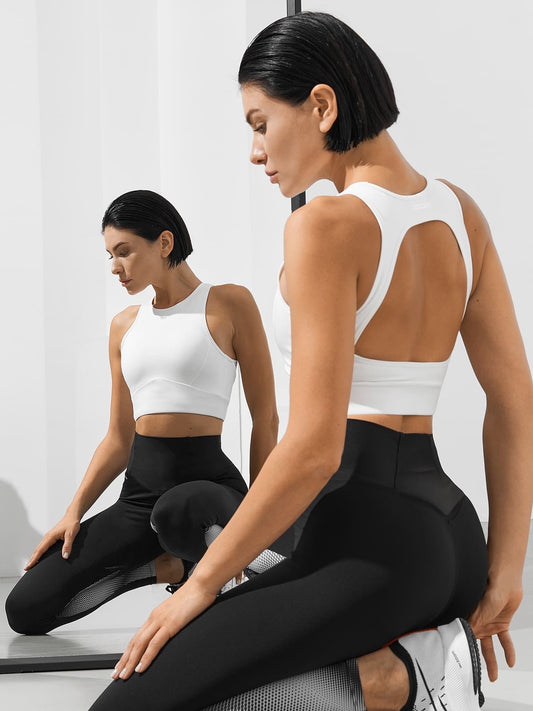 Open Back Sports Bra