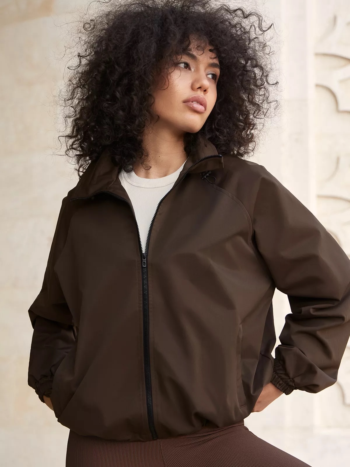 Oversized Demi-Season Windbreaker